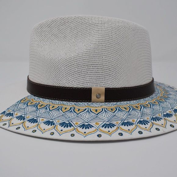 Hand-Painted Sombreros Mexican Sun Hats - Picture 3 of 4